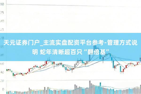 天元证券门户_主流实盘配资平台参考-管理方式说明 蛇年清晰超百只“翻倍基”